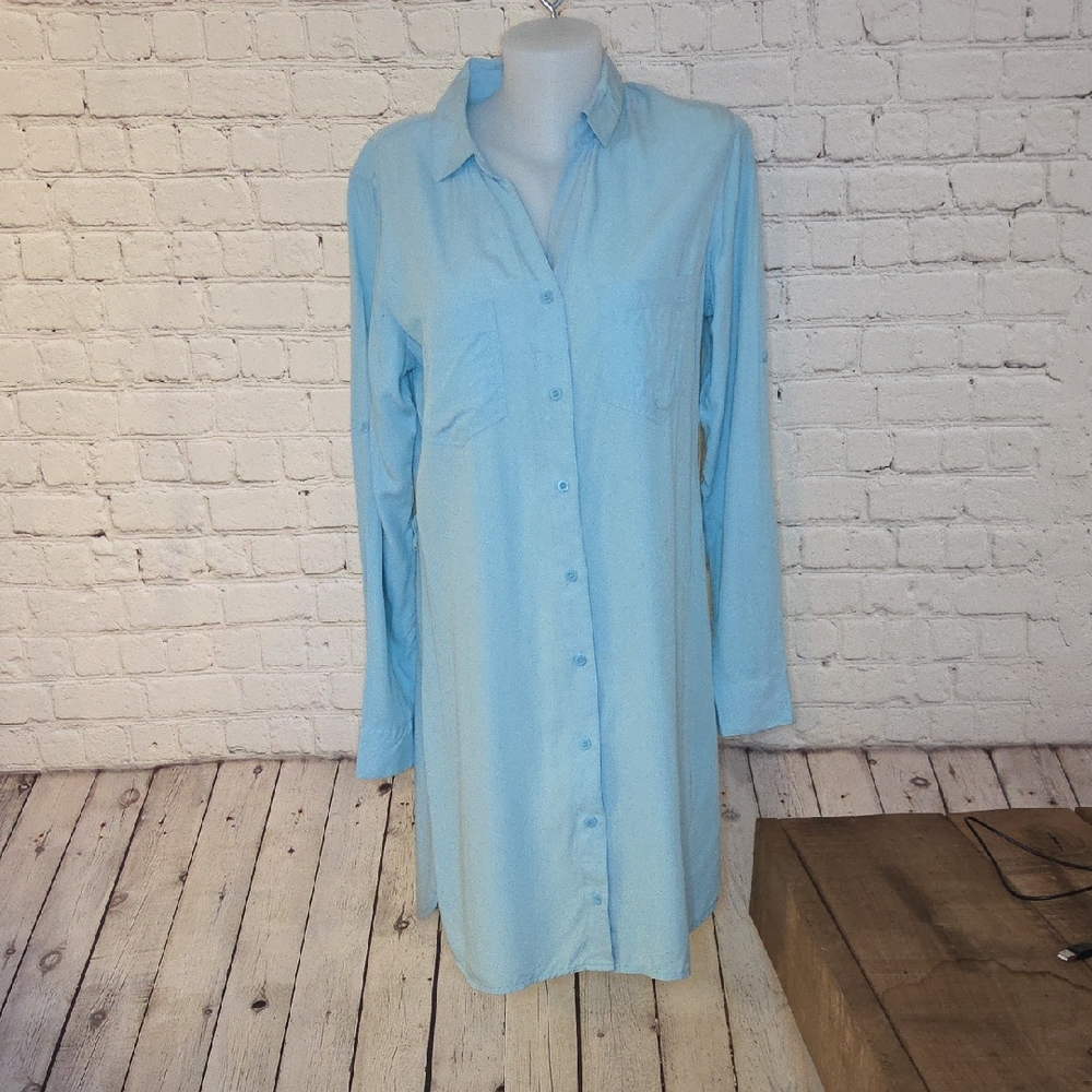 Kyodan Light Blue Long Sleeve Dress